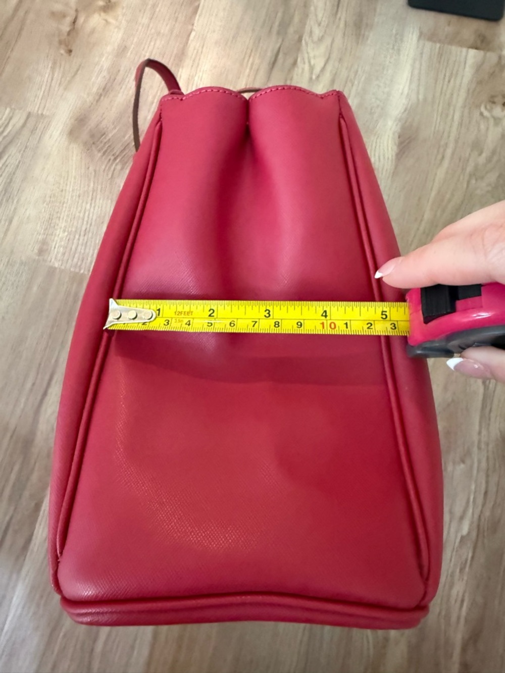 Coach Peyton Leather Tote – Magenta - Picture 15 of 15
